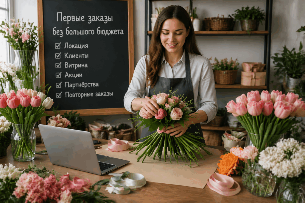 Как новому цветочному магазину получить первые заказы без большого бюджета Как новому цветочному магазину получить первые заказы без большого бюджета