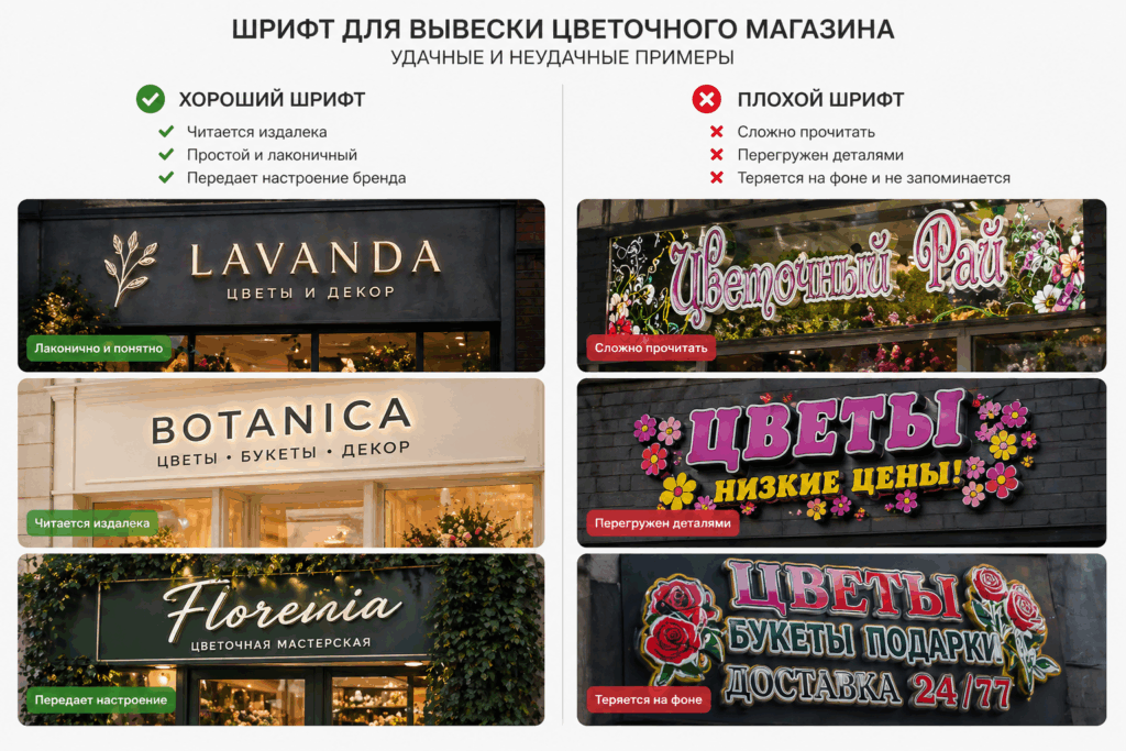 Как оформить вывеску для цветочного магазина и не потеряться среди конкурентов: полное руководство Как оформить вывеску для цветочного магазина и не потеряться среди конкурентов: полное руководство