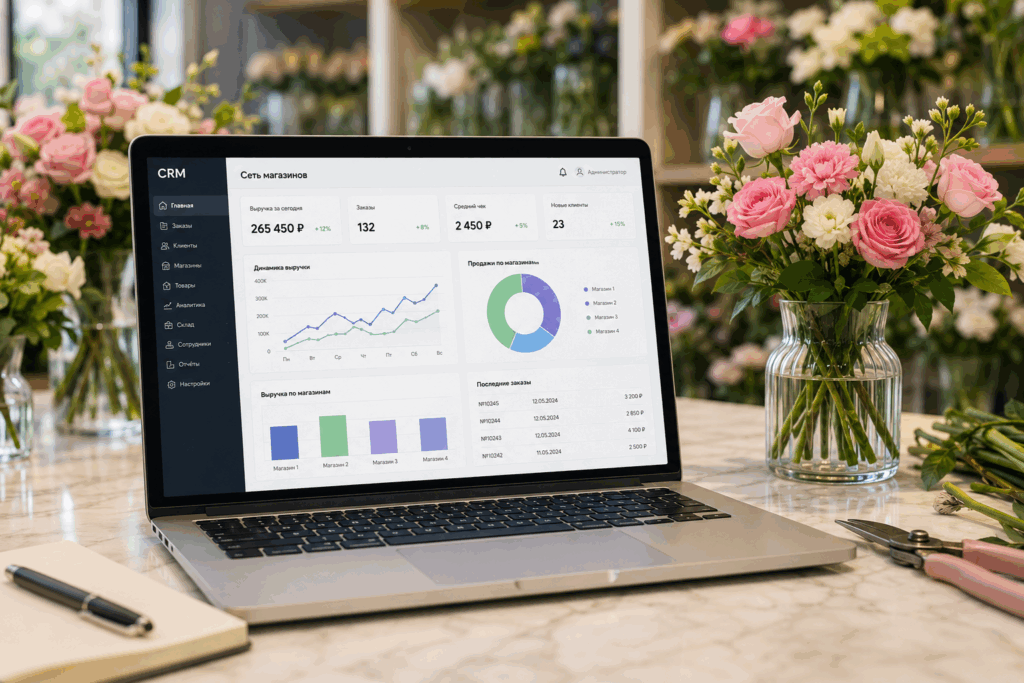 Как выбрать CRM для сети цветочных магазинов: что действительно важно, когда точек становится несколько Как выбрать CRM для сети цветочных магазинов: что действительно важно, когда точек становится несколько